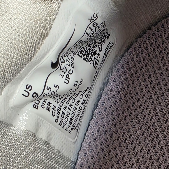 Nike Court React Vapor NXT White Amethyst Wave Women's Size 9 - Picture 8 of 8